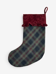 Navy Tartan Stocking - Image 3 of 3