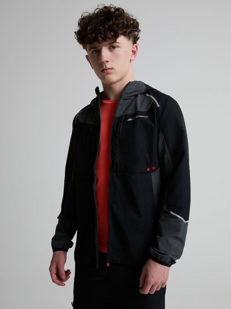 Monterrain Black Tempest Woven Hoodie - Image 1 of 6