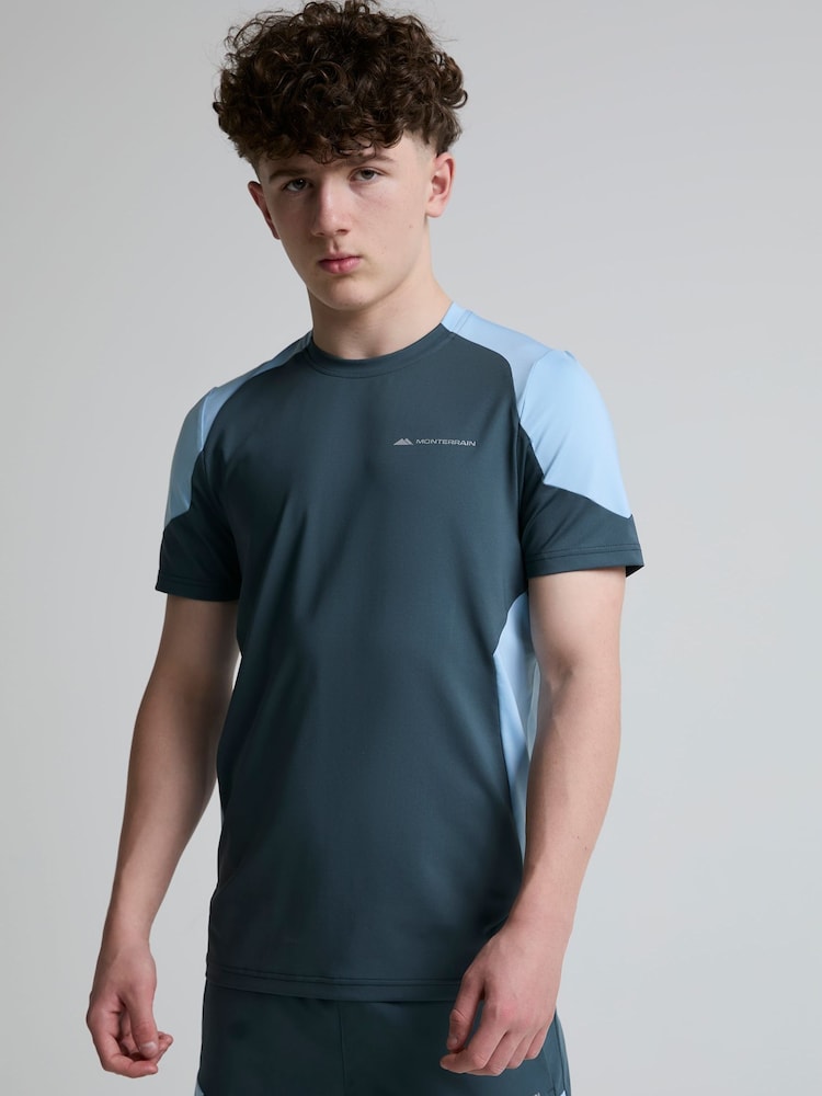Monterrain Grey Junior Deflect T-Shirt - Image 1 of 5