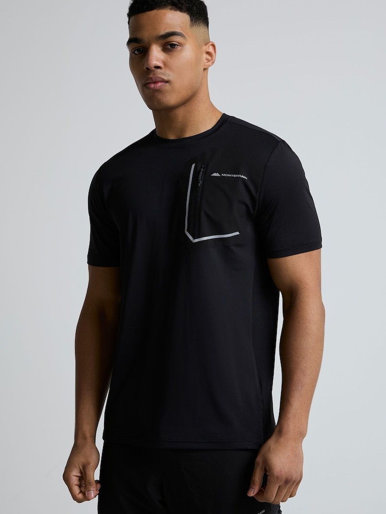 Monterrain Black Ramble T-Shirt - Image 1 of 5
