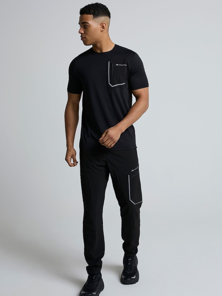 Monterrain Black Ramble T-Shirt - Image 2 of 5