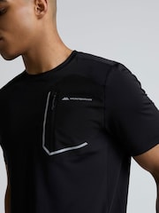 Monterrain Black Ramble T-Shirt - Image 4 of 5