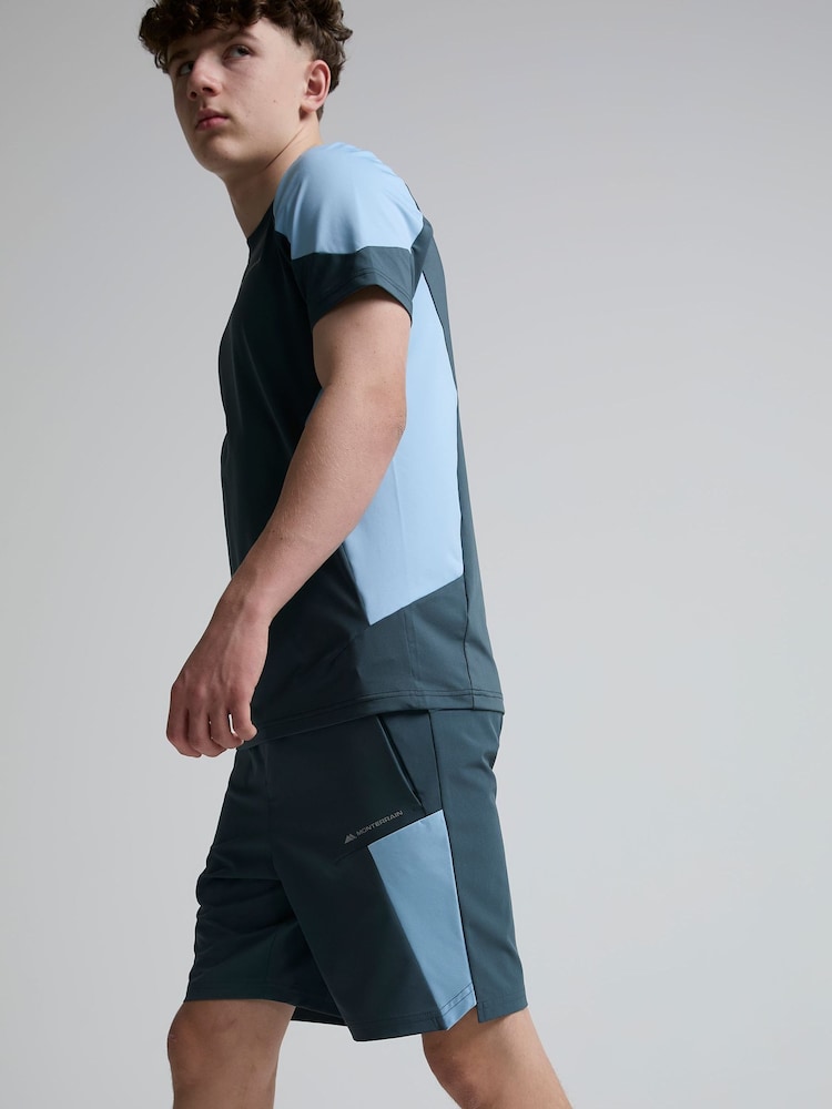 Monterrain Grey Deflect Woven Shorts - Image 1 of 5