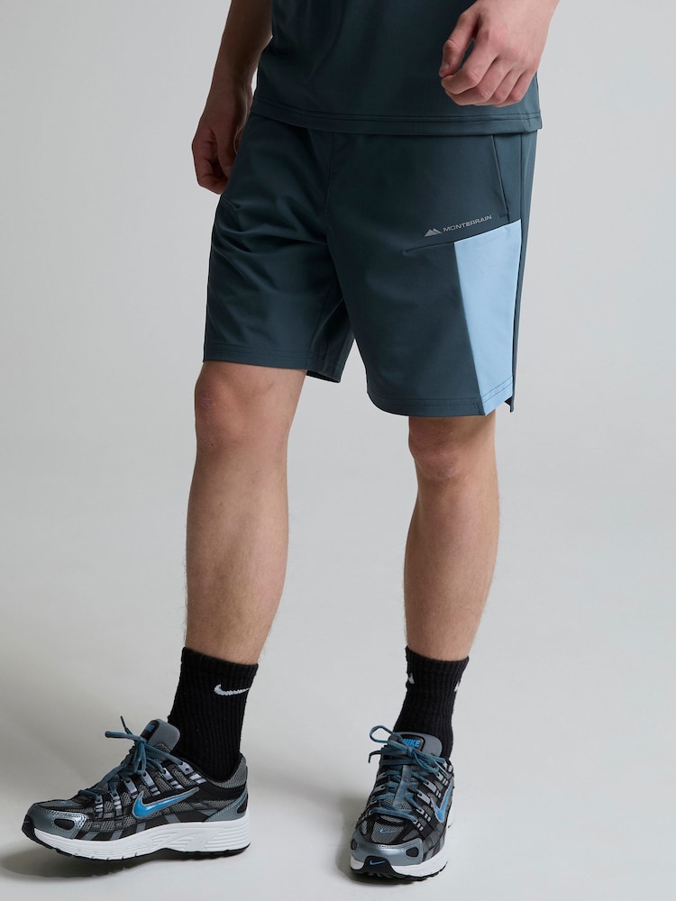 Monterrain Grey Deflect Woven Shorts - Image 2 of 5
