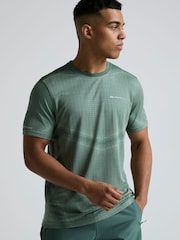 Monterrain Green Vapor Knitted T-Shirt - Image 1 of 5