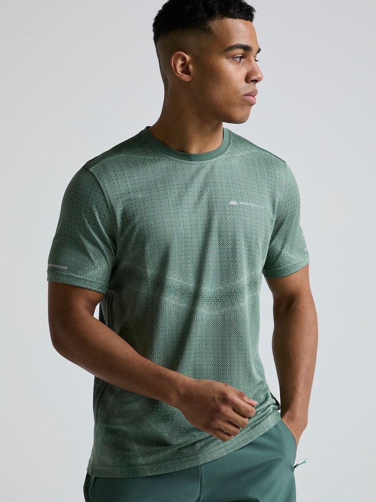 Monterrain Green Vapor Knitted T-Shirt - Image 1 of 5