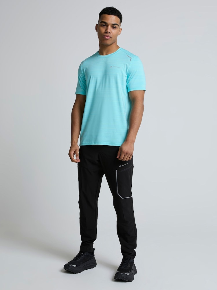 Monterrain Blue Lyder 3.0 Space Dye T-Shirt - Image 5 of 5