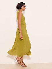 Lipsy Dropped Aysm Waist Mesh Sleeveless Midi Dress - Imagem 4 de 5