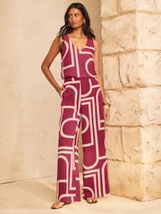 Love & Roses Geo Print prsluk - Slika 2 od 5