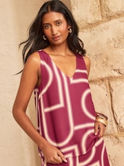 Love & Roses Geo Print prsluk - Slika 3 od 5