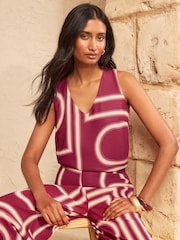Love & Roses Geo Print prsluk - Slika 4 od 5