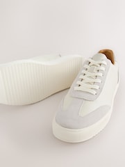 White Smart Casual Trainers - Image 5 of 5