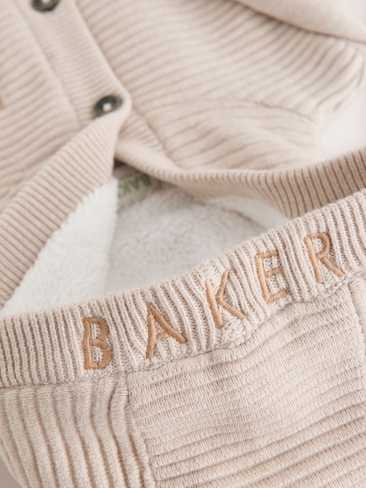 Baker by Ted Baker Stone Knitted Romper With Hoodie - Image 8 of 8 Baker by Ted Baker Stone Knitted Romper With Hoodie - Image 8 of 8