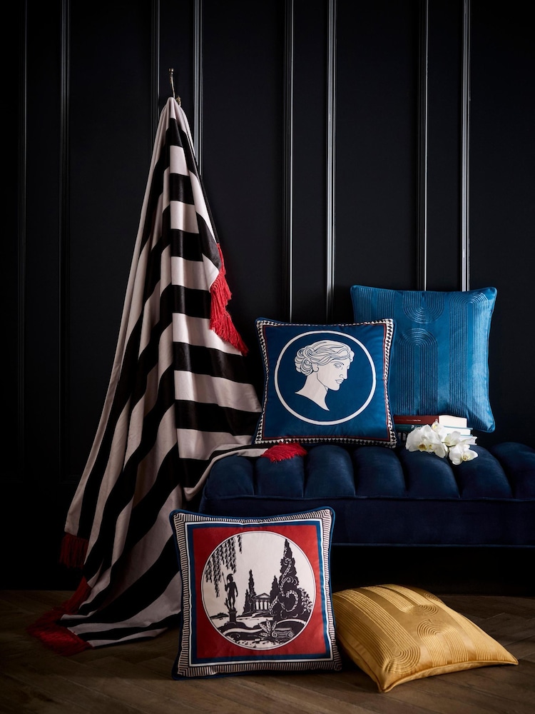 Laurence Llewelyn-Bowen Arcadia Velvet Filled Cushion - תמונה 2 מתוך 5