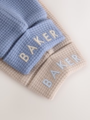Baker by Ted Baker Blue Textured Long Sleeve Sweat Top and Joggers 4 Piece Set - Image 11 of 11