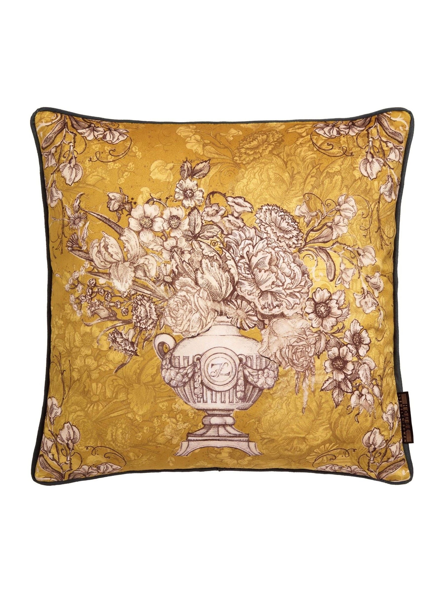 Buy Laurence Llewelyn-Bowen Ochre Tuscan Holiday Velvet Filled