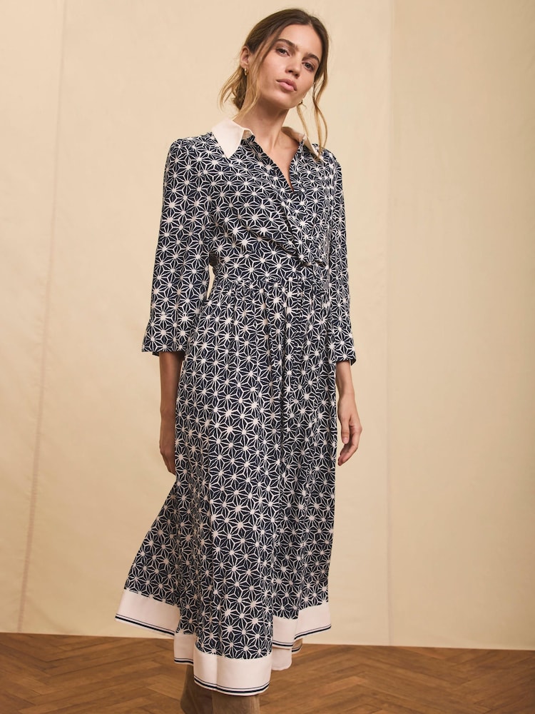 Mint Velvet Print Midi Shirt Dress - Bild 1 von 8