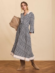 Mint Velvet Print Midi Shirt Dress - Bild 2 von 8