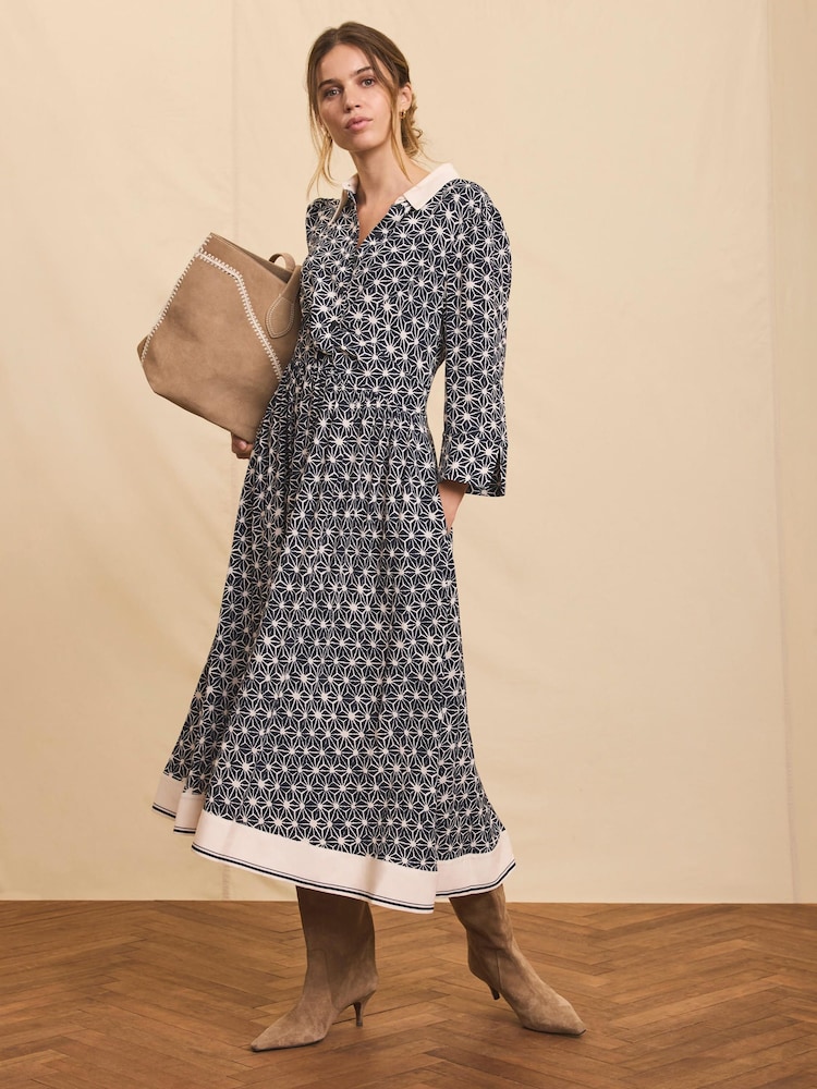 Mint Velvet Print Midi Shirt Dress - Bild 2 von 8