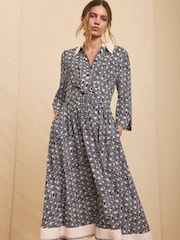 Mint Velvet Print Midi Shirt Dress - Bild 4 von 8