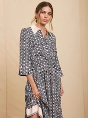 Mint Velvet Print Midi Shirt Dress - Bild 6 von 8