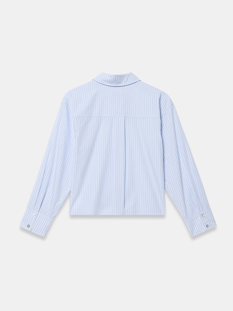 Mint Velvet Stripete Brodert Skjorte - Bilde 8 av 8