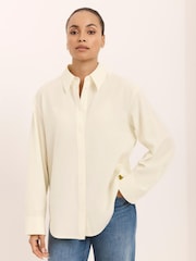 黃色 - Mint Velvet Oversized Long Sleeve Shirt - 圖片 6/8