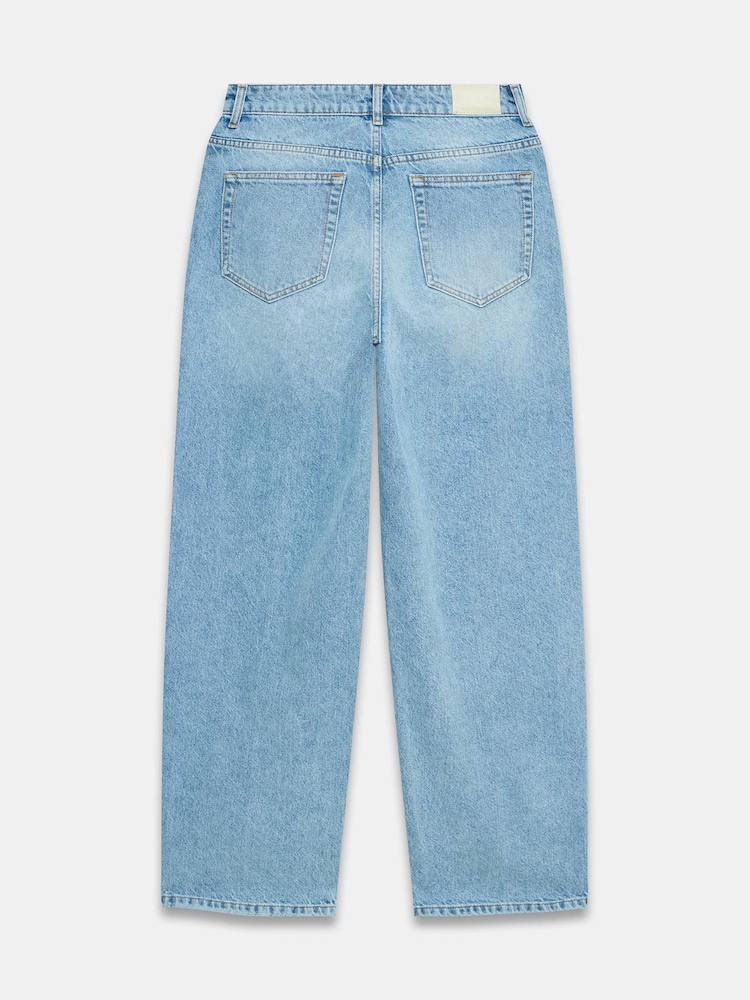 Mint Velvet Blue Mid Rise Side Trim Boyfriend Jeans - Image 8 of 8 Mint Velvet Blue Mid Rise Side Trim Boyfriend Jeans - Image 8 of 8