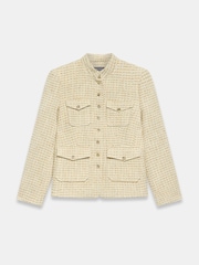 Mint Velvet Boucle Pocket Detail Jacket - Imaginea 6 din 7