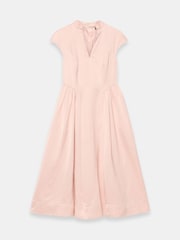 Mint Velvet Pink Ruched Detail Dress - Image 7 of 8