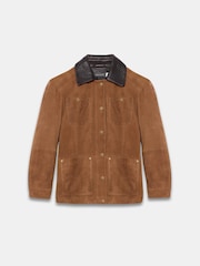 Mint Velvet Brown Suede Barn Jacket - Image 7 of 8