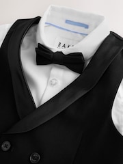 Baker by Ted Baker Black Waistcoat Shirt And Trousers Set - Image 12 of 20
