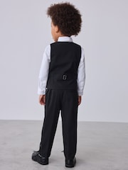 Baker by Ted Baker Black Waistcoat Shirt And Trousers Set - Image 2 of 20