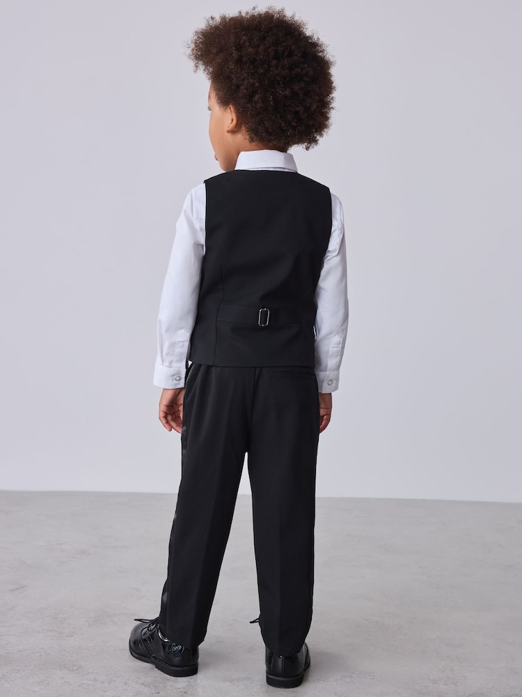 Baker by Ted Baker Black Waistcoat Shirt And Trousers Set - Image 2 of 20 Baker by Ted Baker Black Waistcoat Shirt And Trousers Set - Image 2 of 20