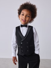 Baker by Ted Baker Black Waistcoat Shirt And Trousers Set - Image 4 of 20