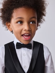 Baker by Ted Baker Black Waistcoat Shirt And Trousers Set - Image 5 of 20