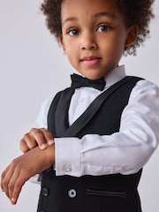 Baker by Ted Baker Black Waistcoat Shirt And Trousers Set - Image 6 of 20