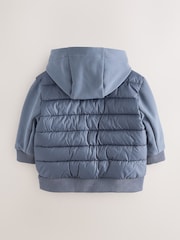 Baker by Ted Baker Charcoal Grey Neoprene Padded Coat - Image 3 of 8