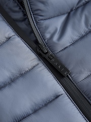 Baker by Ted Baker Charcoal Grey Neoprene Padded Coat - Image 6 of 8