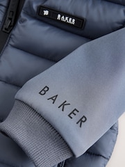 Baker by Ted Baker Charcoal Grey Neoprene Padded Coat - Image 8 of 8