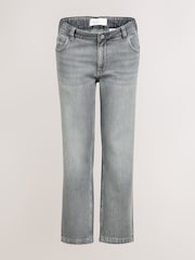Grey Maternity 90s Straight Leg Denim Jeans - Image 7 of 9