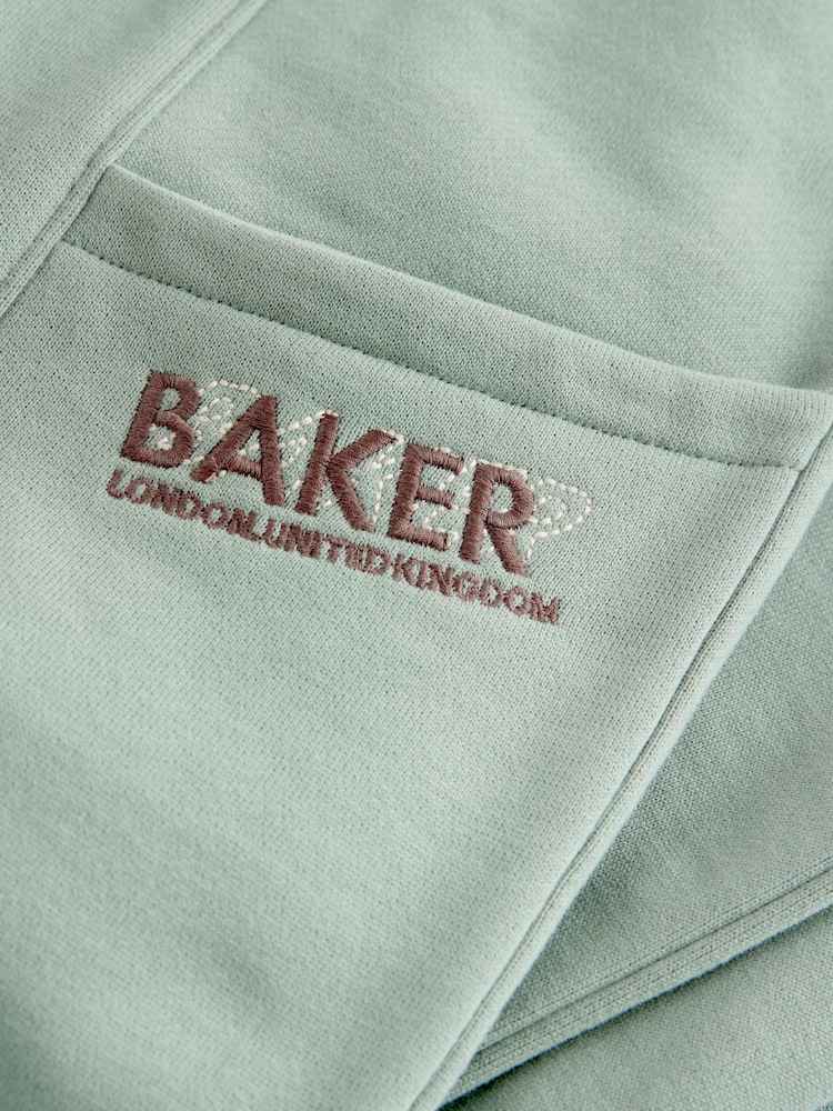 Baker by Ted Baker Sage Green Baker by Ted Baker Oversized Sweatshirt and Wide Leg Joggers Set - Image 16 of 16