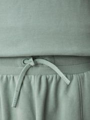 Baker by Ted Baker Sage Green Baker by Ted Baker Oversized Sweatshirt and Wide Leg Joggers Set - Image 8 of 16