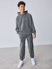 Baker by Ted Baker Sivi preveliki Dukserica sa kapuljačom i Set Donjeg dela trenerke za ronjenje - Slika 1 od 17