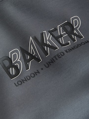 Baker by Ted Baker Sivi preveliki Dukserica sa kapuljačom i Set Donjeg dela trenerke za ronjenje - Slika 12 od 17