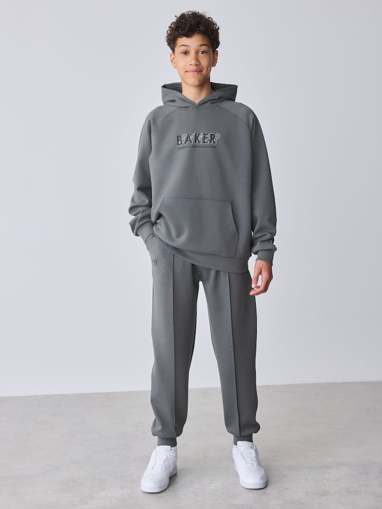 Baker by Ted Baker Sivi preveliki Dukserica sa kapuljačom i Set Donjeg dela trenerke za ronjenje - Slika 2 od 17 Baker by Ted Baker Sivi preveliki Dukserica sa kapuljačom i Set Donjeg dela trenerke za ronjenje - Slika 2 od 17