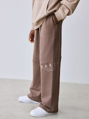 Песочный - Комплект Baker by Ted Baker: свободное худи с принтом и широкие джоггеры - Изображение 2 13