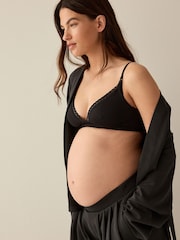 Itim - Smoothing Lace Trimmed Maternity & Nursing Bra with Motion Flex Technology - Larawan 3 ng 9