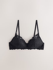 Black Padded Non Wire Comfort Lace Maternity & Nursing Bra - Image 6 of 9