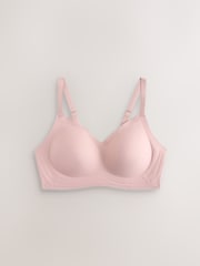 Blush Pink Non Padded Non Wire Menopause Friendly Cooling Smoothing Bra - Image 7 of 9